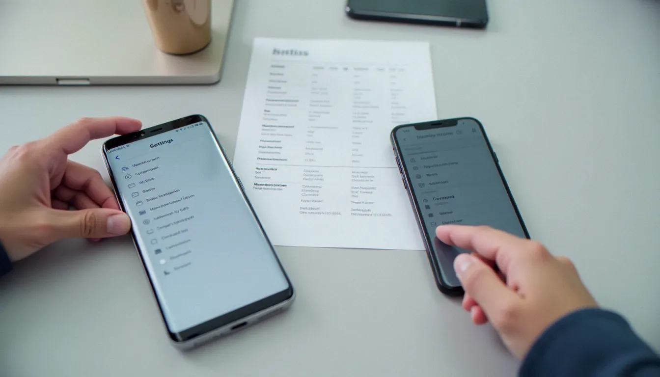 Comparaison de deux smartphones pour choisir le meilleur mobile avec forfait pas cher selon ses usages