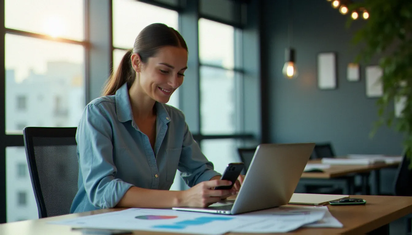 Une professionnelle évalue le coût total de possession d'un smartphone sur cinq ans pour déterminer la meilleure offre mobile