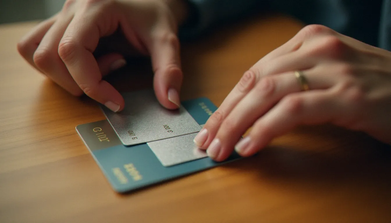 Gros plan sur des mains grattant la zone argentée d'une carte de recharge prépayée pour révéler le code permettant de recharger un forfait mobile