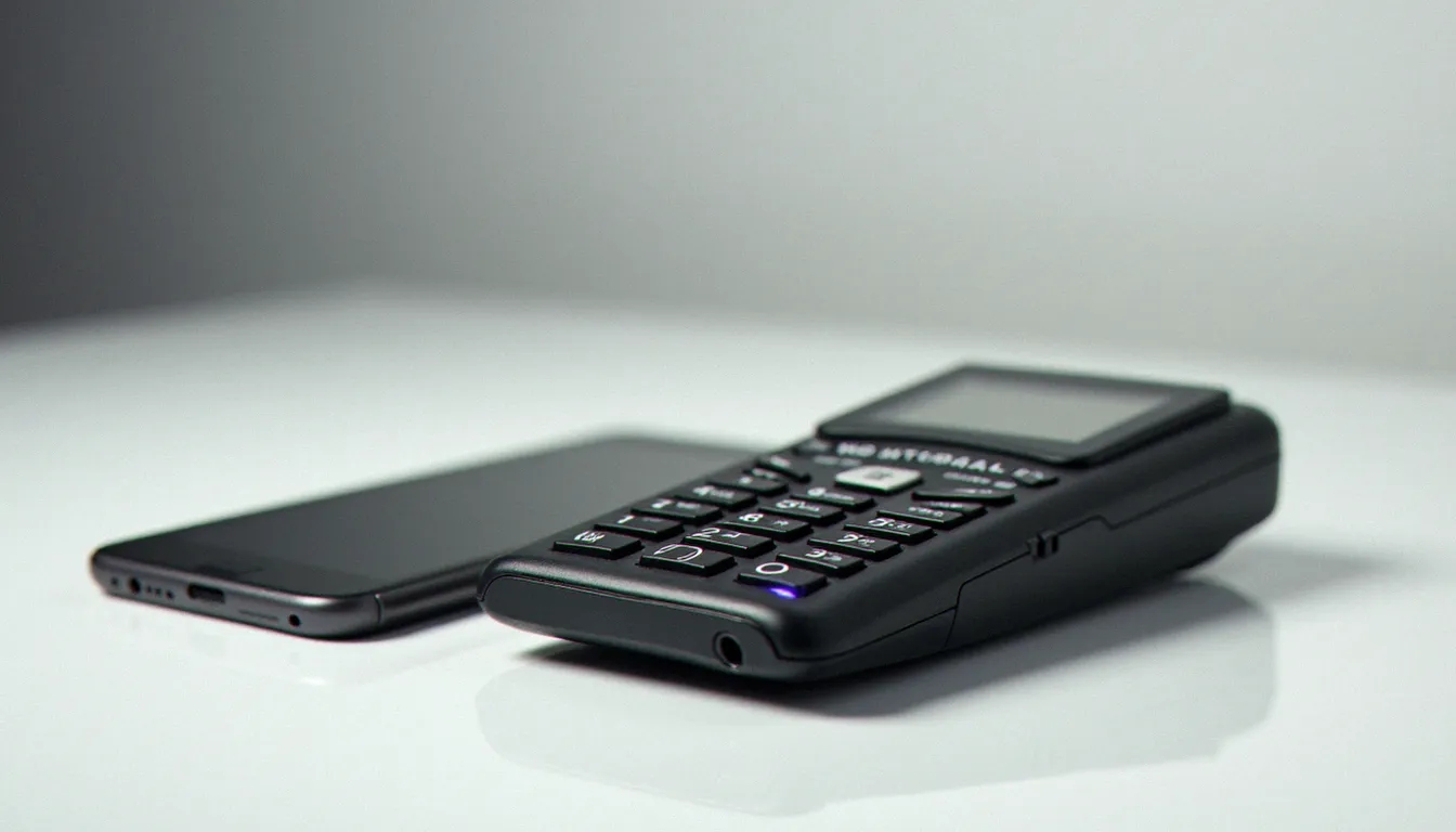 Le premier téléphone mobile inventé par Martin Cooper (Motorola, 1973) comparé à un smartphone moderne, illustrant l'évolution du mobile avishkar